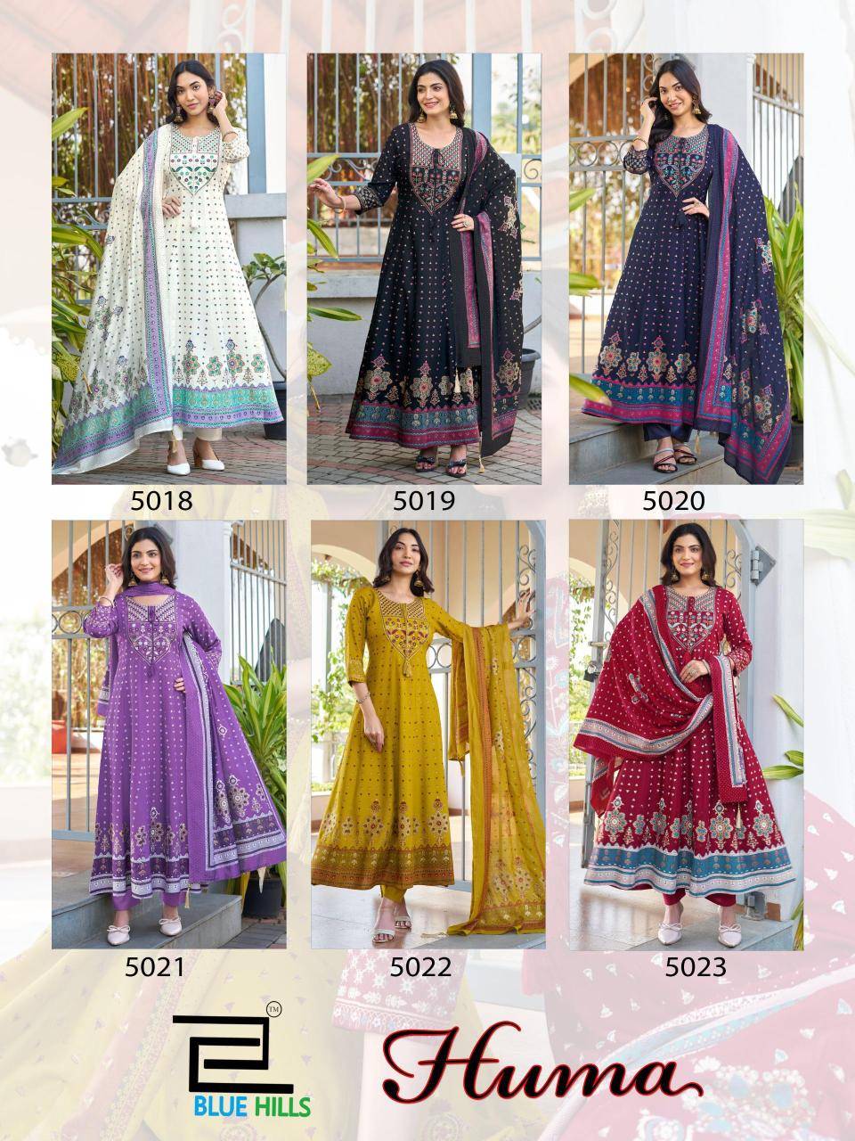 Blue hills huma Designer Kurti manufacturer